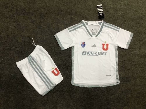 Kids Universidad de Chile Away Soccer Uniform 2024 202