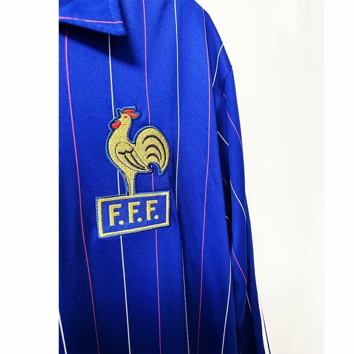 1980-1982 France home long sleeve retro jersey
