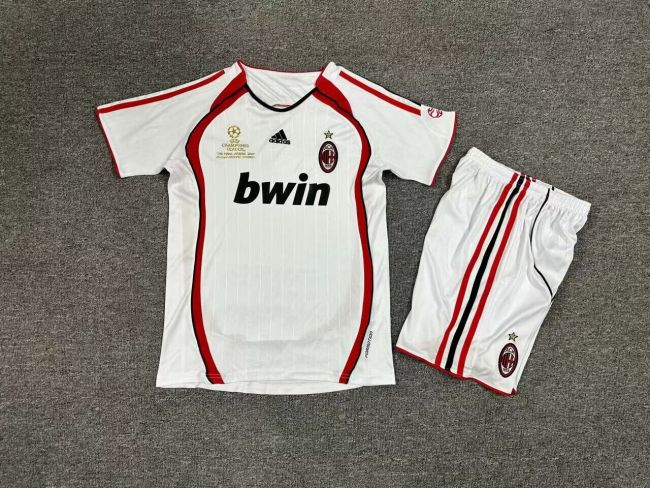 Retro  AC Milan  06-07 home kid kits
