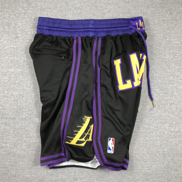 24 Pocket Pants Lakers Black City Edition