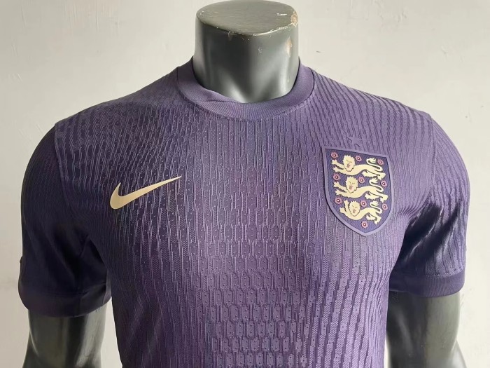 England 2024 jersey away purple player version s-3xl