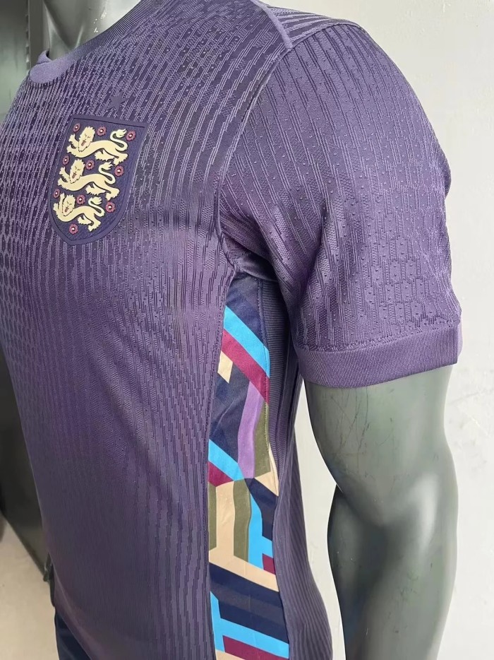 England 2024 jersey away purple player version s-3xl
