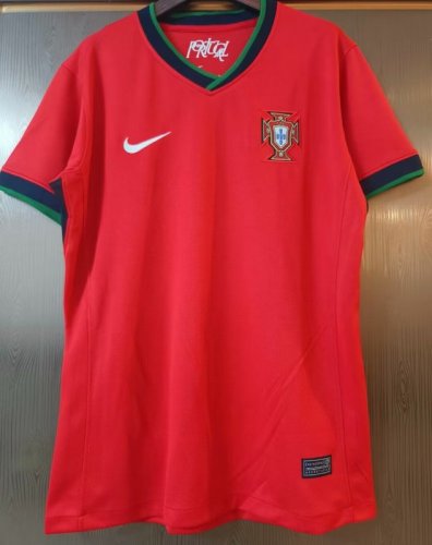 Women Portugal Home Soccer Jersey 2024 2025