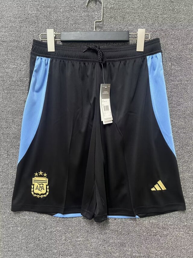 Argentina Home Soccer Shorts 2024 2025