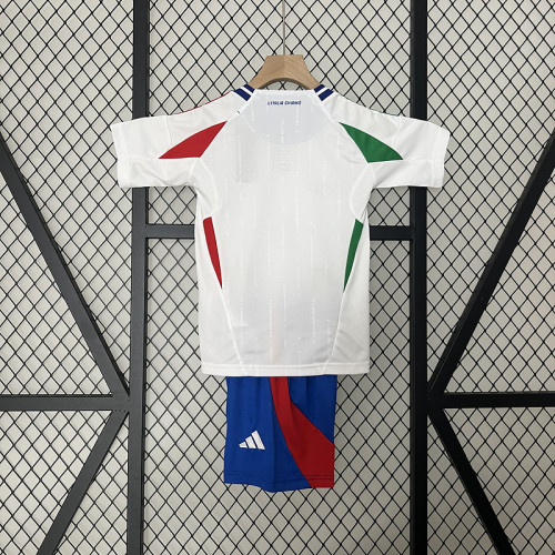 2024 Italy away white kid kit
