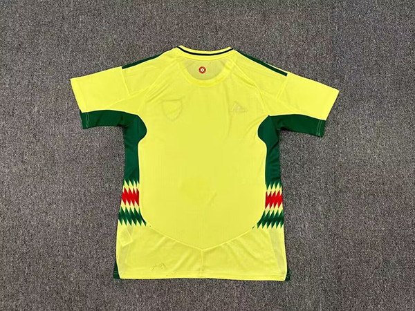 2024 Wales away yellow soccer jersey
