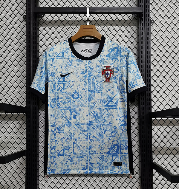 FAN   VERSION  Portugal Away Soccer Jersey 2024 2025-