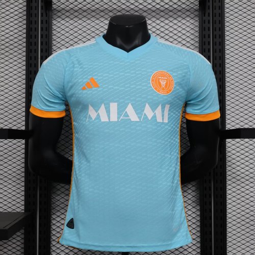 Player Version Miami Away Soccer Jersey 2024 2025