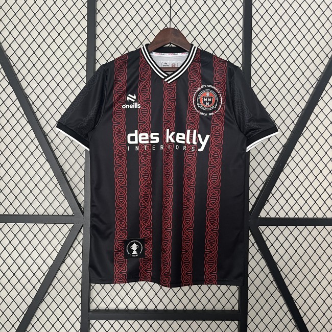 24-25 Bohemian F.C. home jersey size S-2XL
