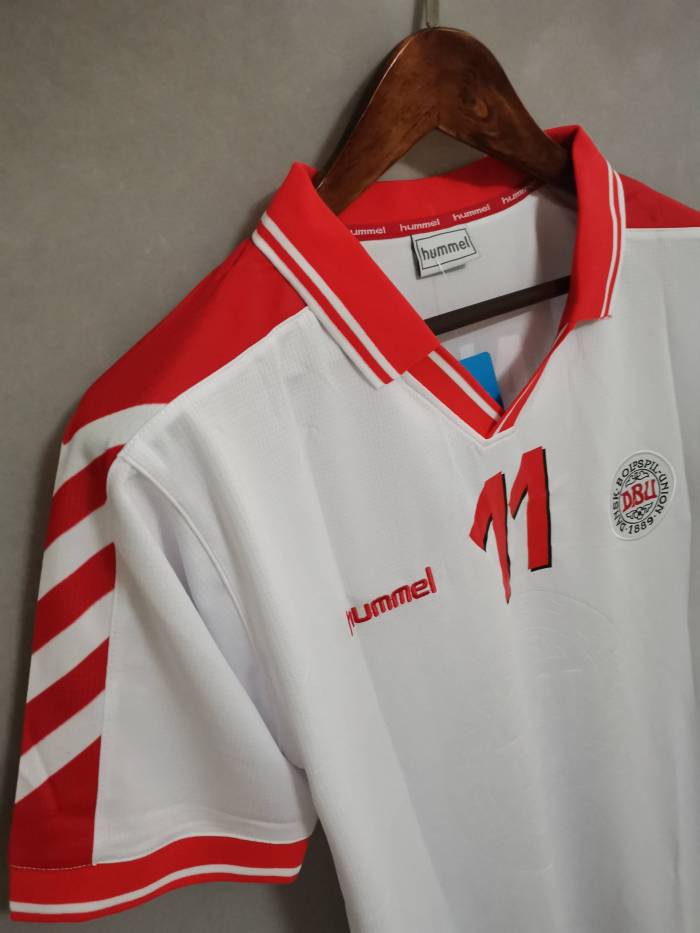 1998 Denmark jersey away white