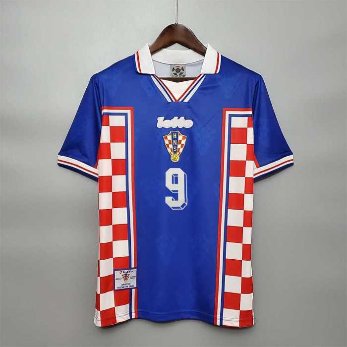 1998 Croatia Jersey Blue