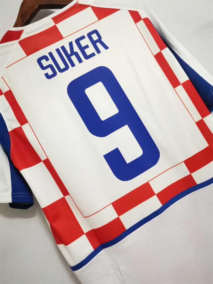 2002 Croatia Jersey home