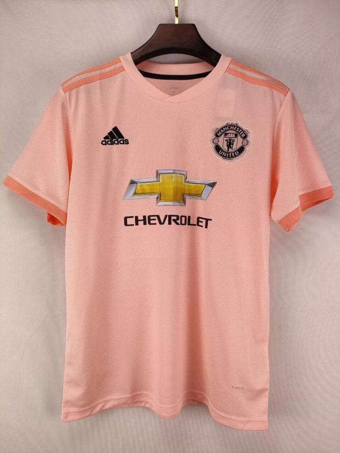 2018-2019 MANCHESTER UNITED away pink retro jersey