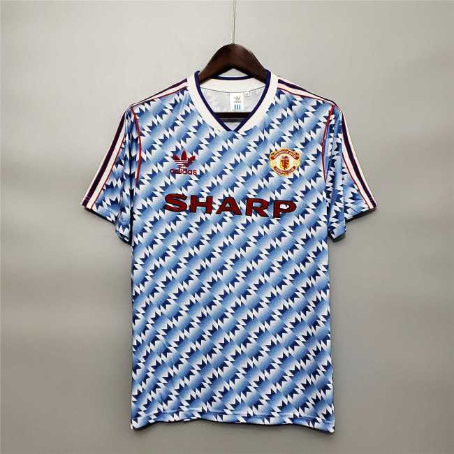 1990 1992 MAN UTD Jersey away MANCHESTER UNITED