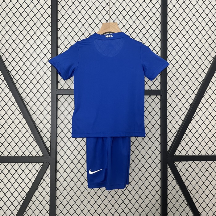 Retro 08-09  Manchester United  kids kit soccer jersey