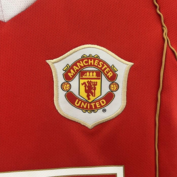 kids Retro Jersey 2006-2007 Manchester United RONALDO 7 Home Soccer Jersey  S-XXL