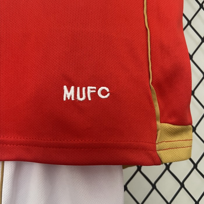 kids Retro Jersey 2006-2007 Manchester United RONALDO 7 Home Soccer Jersey  S-XXL