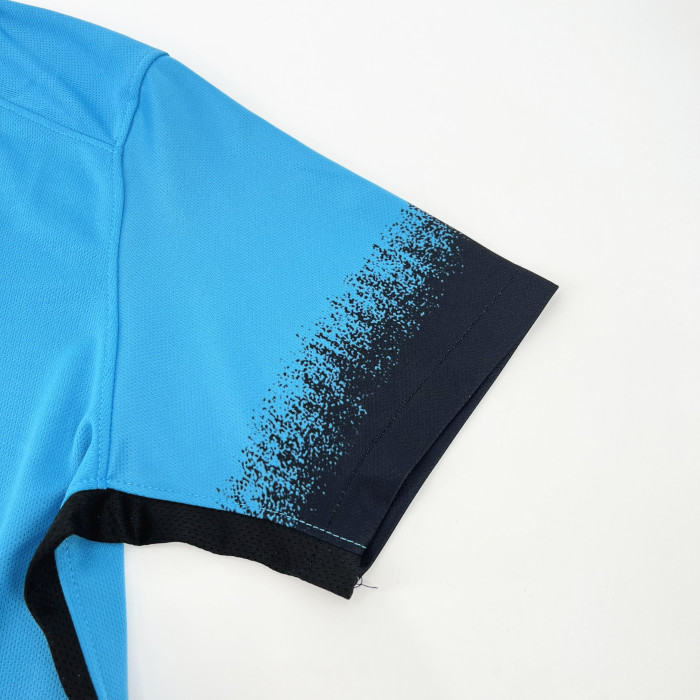 2015-16 Barcelona third away blue retro jersey