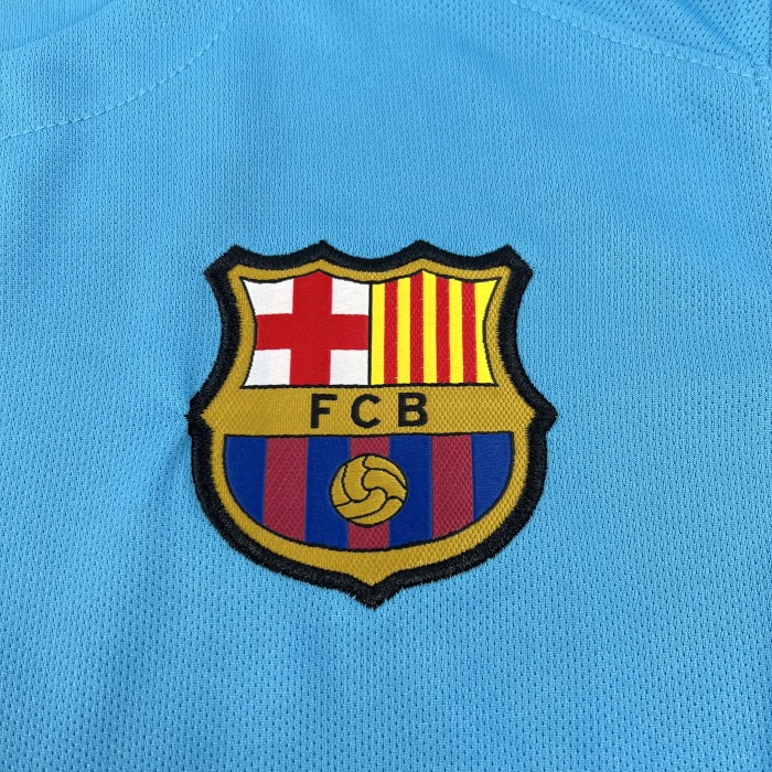 2015-16 Barcelona third away blue retro jersey