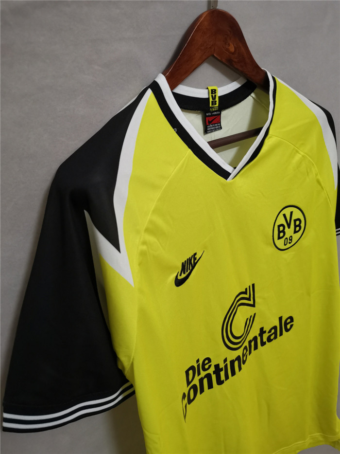 1995-1996 Dortmund home yellow Shirt