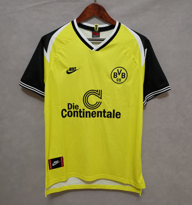 1995-1996 Dortmund home yellow Shirt