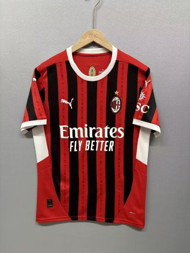 2024-2025 AC Milan home soccer jersey
