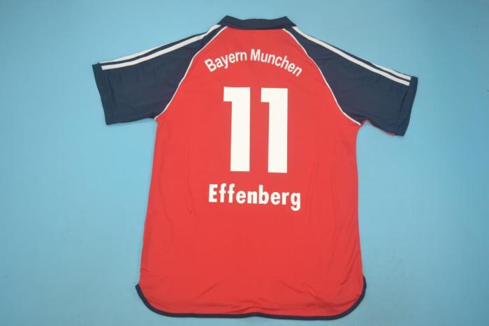 2000-2001 Bayern Munich Champions League home red shirt