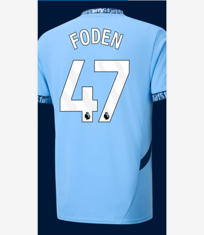 2024-2025 MAN CITY Home soccer jersey size S-2XL