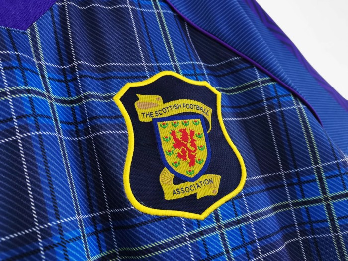 Retro 94-96 Scotland home soccer jersey size S-2XL