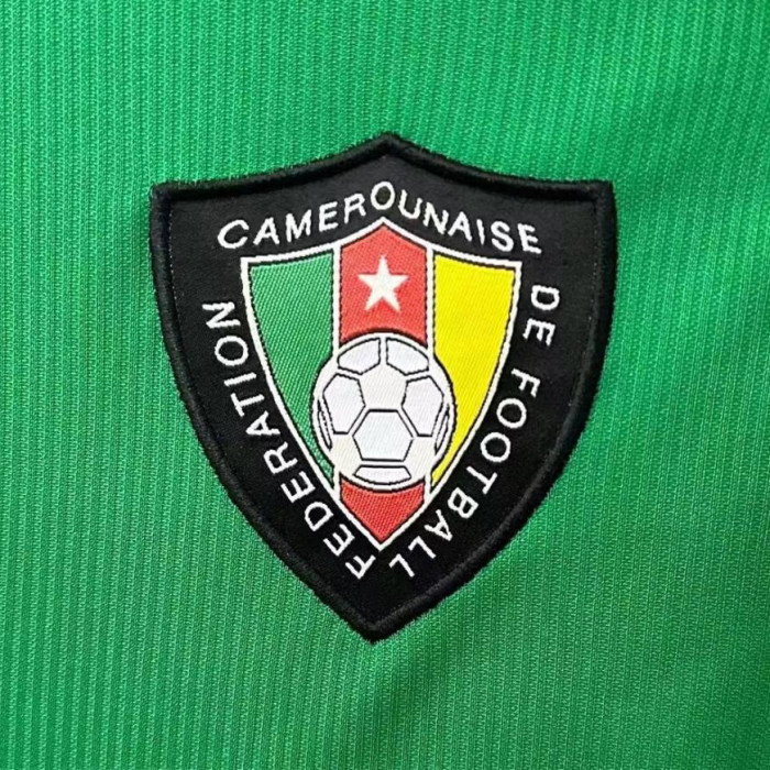 Retro Cameroon Home Soccer Jersey 1998