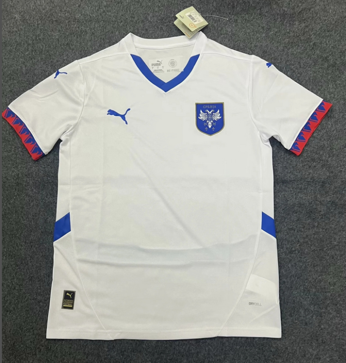size S-4XL 24-25 Serbia away soccer jersey