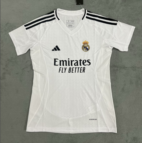 Women Real Madrid Home Soccer Jersey 2024 2025