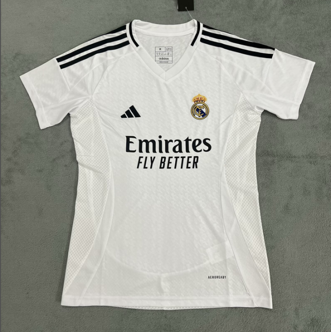 Women Real Madrid Home Soccer Jersey 2024 2025