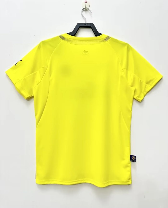 Retro 05-06 Villarreal home yellow soccer jersey size S-2XL