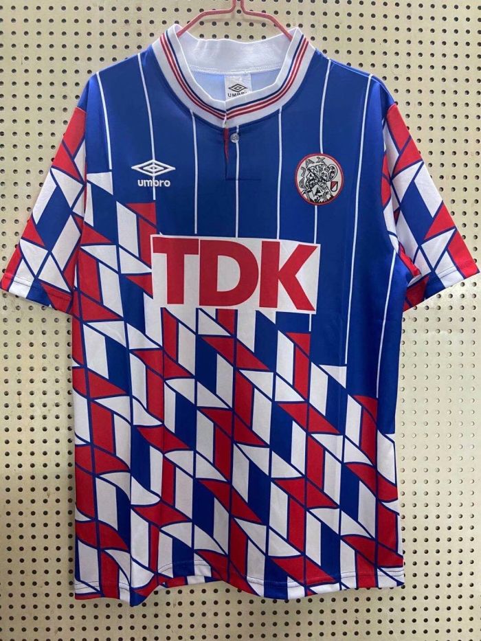 Retro 1990 AJAX Away Soccer Jersey