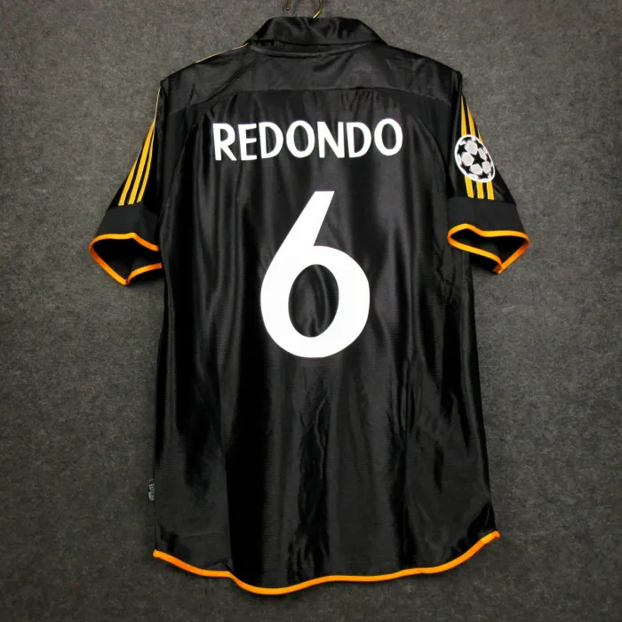 Retro 1999-01 RM black soccer jersey size S-XXL