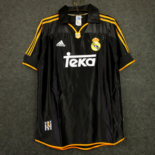 Retro 1999-01 RM black soccer jersey size S-XXL