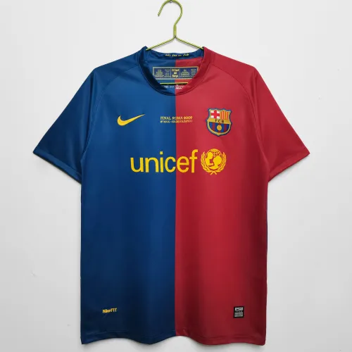 Retro 2008-09 Barcelona home UCL Final