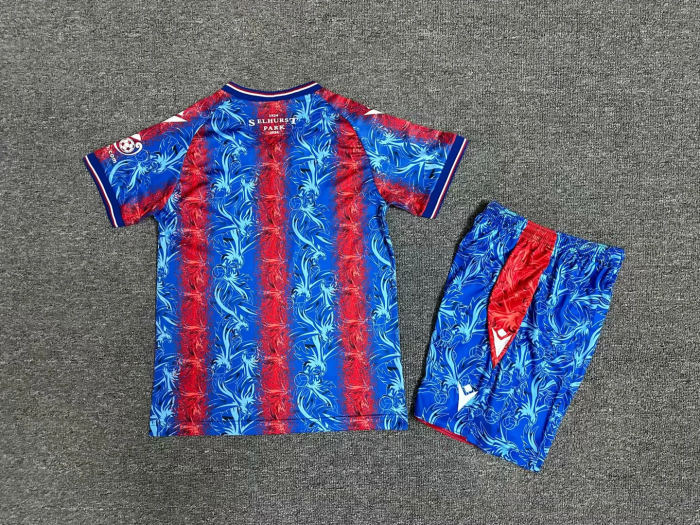kids kit 24-25 Crystal Palace home soccer jersey