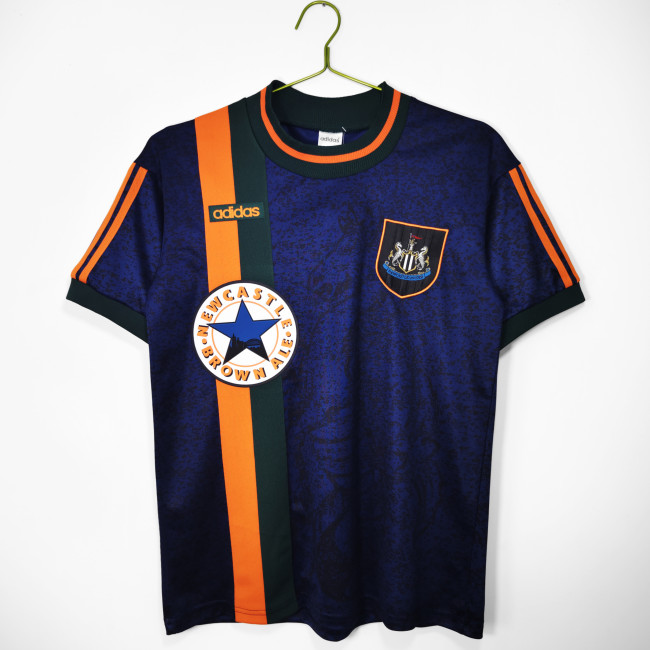 Retro 97-98 Newcastle United away soccer jersey