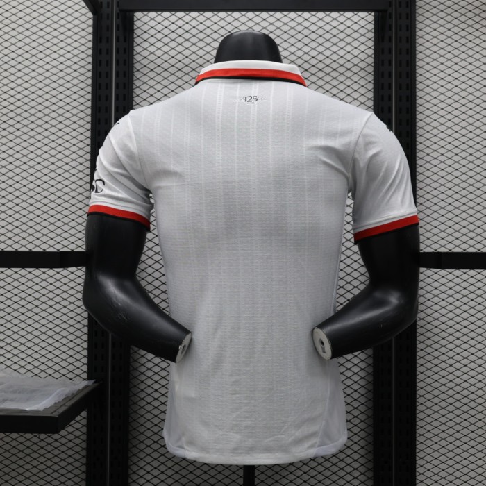 Player Version AC MILAN White Jersey 2024 2025
