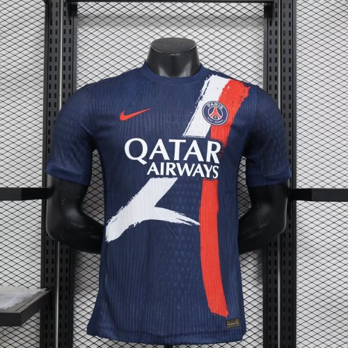 Player Version Paris Home Soccer Jersey 2024 2025 PSG