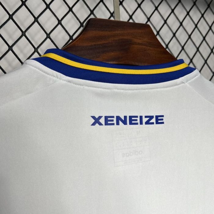 24-25 Boca away white soccer jersey