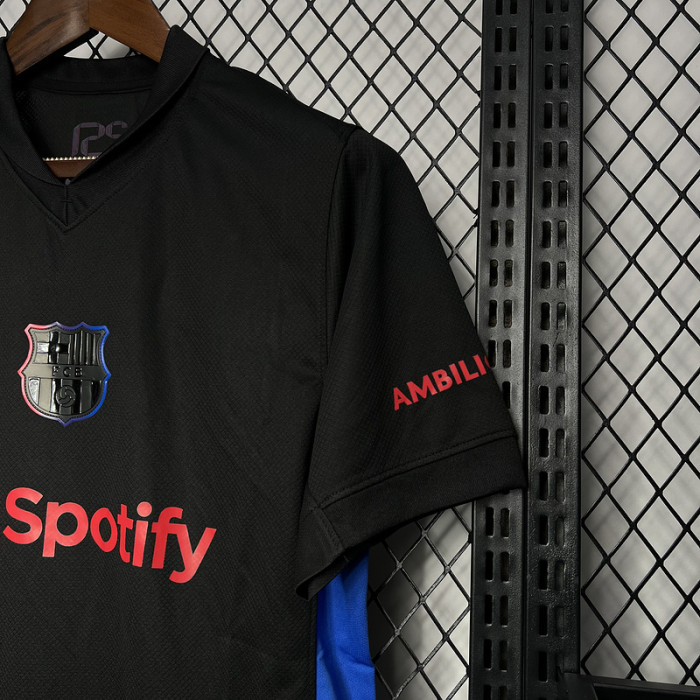 24-25 Barcelona camiseta negra visitante