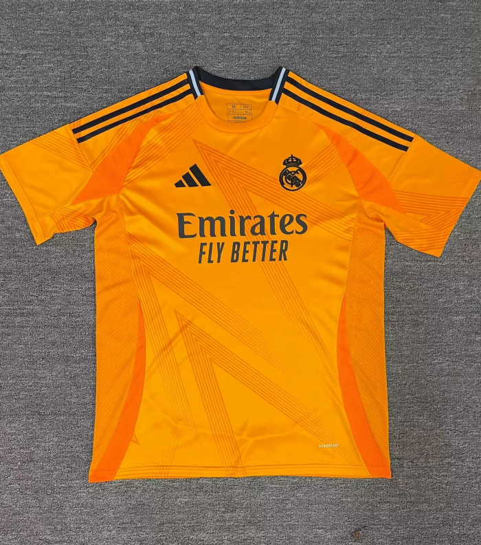 24-25 Real Madrid visitante naranja