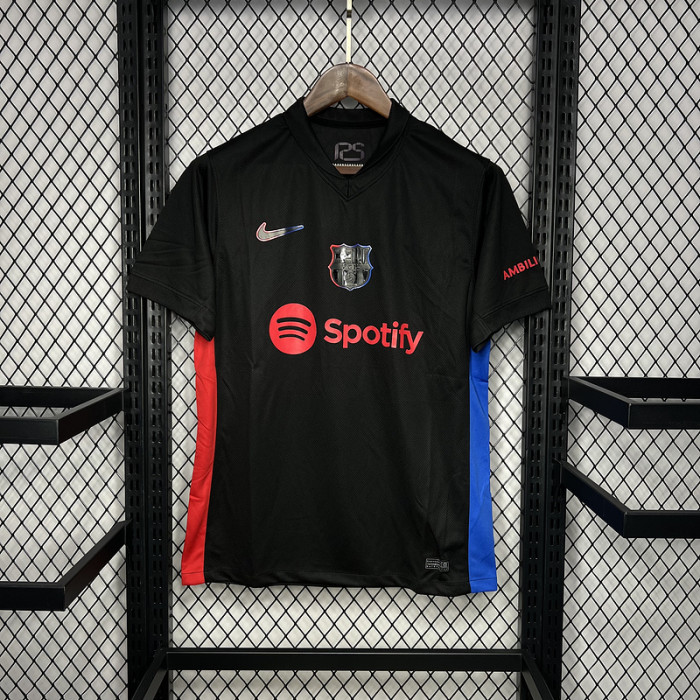 24-25 Barcelona camiseta negra visitante