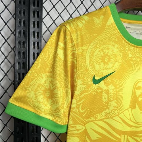 24-25 Brazil special version yellow jersey size S-2XL
