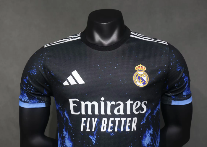 REAL MADRID 24-25 negro azul versión especial jugador S-2XL