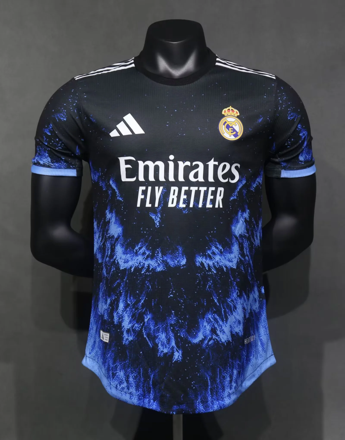 REAL MADRID 24-25 negro azul versión especial jugador S-2XL