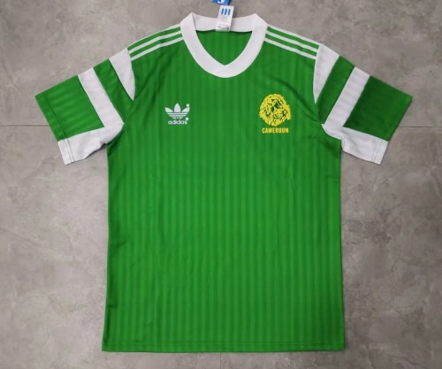 Retro 1990 Cameroon home soccer jersey size S-2XL